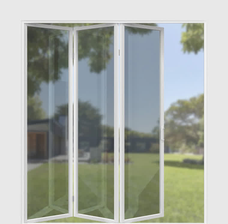 Bi-Fold Doors horizontal open state