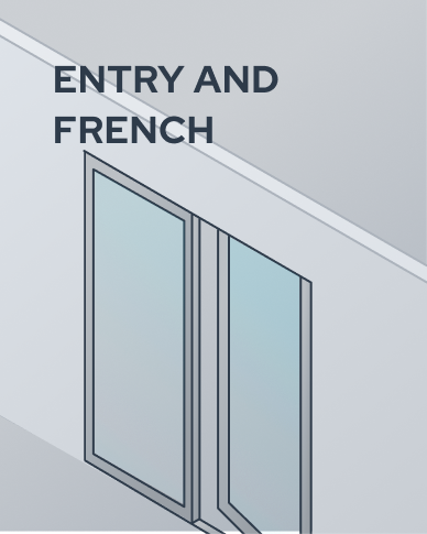 Entry and French <br>doors preview