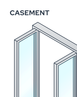 Casement windows preview